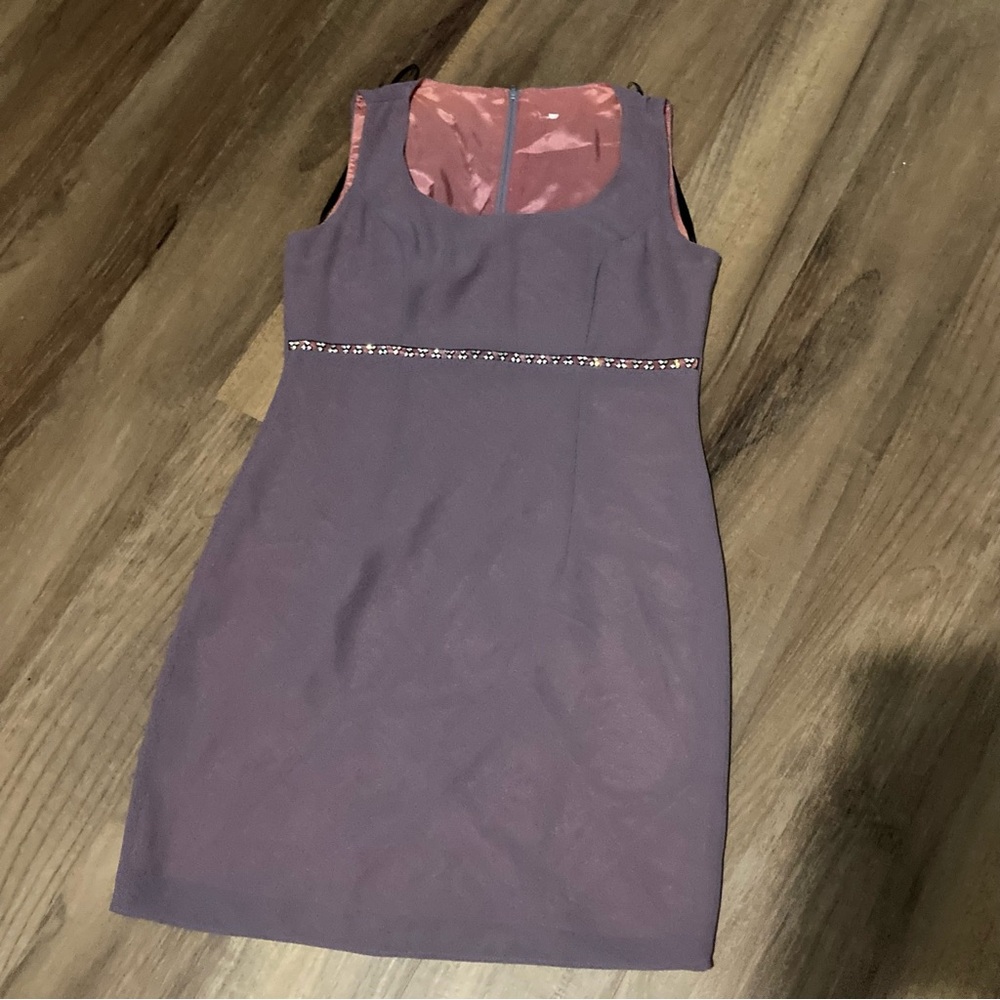 Vintage 90s Empire Waist Evening Cocktail Mini Dress Whimsigoth